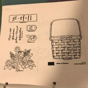 Stampin Up-Basket of Kindness-2002